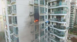 Fireworks in residential area lead to huge fire