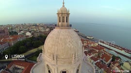 Amazing Skydive Views Of Lisbon