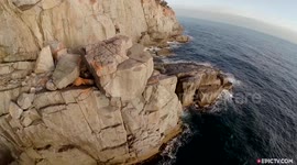 The Beowulf Jump - An Icy Plunge Off The Tasmanian Coast