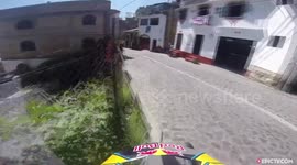Marcelo Gutierrez's High-Speed Urban Downhill Crash In Taxco
