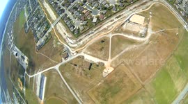 Drone crash from around 300ft up