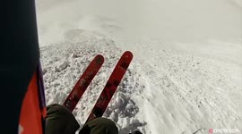 Huge Alaskan Heli-Ski Stack