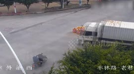 Helmet saves motorcyclist's life in crash