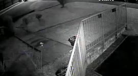 Flash captured by CCTV as 'meteor' passes over Scotland