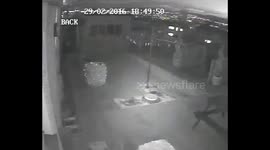 'Fireball' over Inverness, Scotland captured on home CCTV
