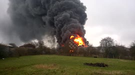 Fire at Global Hygiene, Astonfields IND Est Stafford