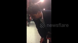 Ed Miliband gives homeless man ten pounds