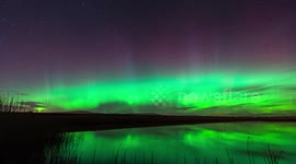 Aurora Borealis outburst over Northern Ireland