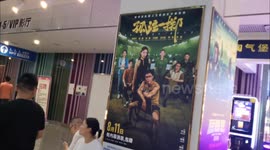 Movie Posters at the Cinema in Yichang, Hubei, China