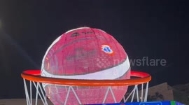 Mall of Asia’s iconic globe turns to a ‘ball’ for FIBA World Cup 2023