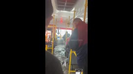 City Bus Floods in Buenos Aires