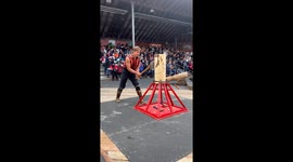 Lumberjack Competition in Alaska