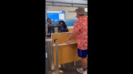 Airline Gate Agent Altercation