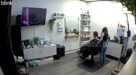 Car Crashes Into Salon
