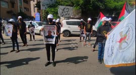 Demonstration In Support Of Palestinian Prisoners In Israeli Prisons - Gaza