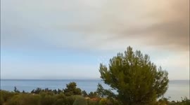 Greece: Strong Winds Blow Smoke From Northeast Wildfires To South And Central Regions