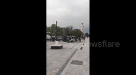 Greece: Strong Winds Blow Smoke From Northeast Wildfires To South And Central Regions 2