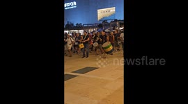 March With Drums Against Judicial Overhaul in Tel Aviv, Israel