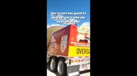 A six-tonne, 28ft potato on the road