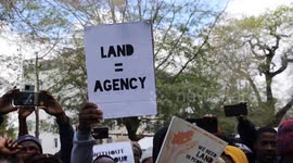 Land reform activists march to Ramaphosa’s official residence