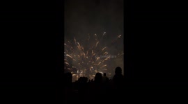 Fireworks Accidentally Fall Onto the Audience
