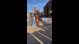 Fun Slide Ride Goes Downhill