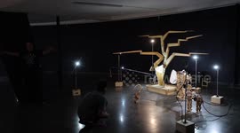 Exhibition of handcrafted robots held in Israel