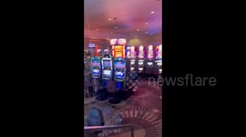 Heavy rain sees water leak into Las Vegas casinos