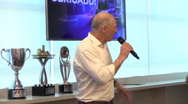 Press conference on Partnership of Gerdau and Formula 1 in Sao Paulo, Brazil