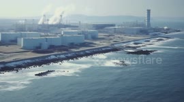 Japan's ocean discharge of nuke wastewater harms life, environment | AIGC Footage