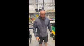 Plunger Sticks To Bald Head