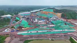 Smart platform helps earthworks in construction of China's Pinglu Canal
