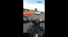 Biker Helps Stranded Driver