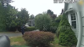 Burglary Suspect Drinks Gasoline While Being Arrested in Seattle, Washington, USA