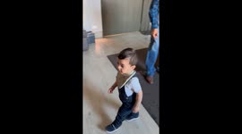 Brother Meets Baby Sister for the First Time