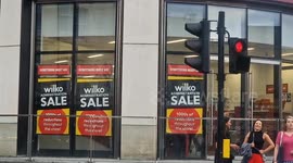 Bargain hunters strip Wilko shelves as store enters administration