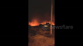Greece: Wildfire Prompts Evacuations Outside Athens 5