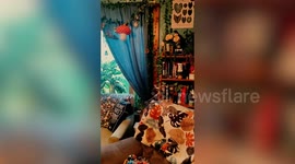 “I spent $2k decorating my house with spooky decor and celebrate Halloween every day