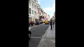Shoppers line London street as ‘new store’ opens