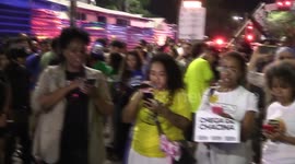 Protest to Denounce Police Violence Against Black People in Sao Paulo, Brazil