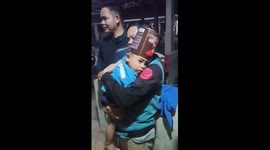 Swift and skillful rescue: Tasikmalaya firefighters save child with tin can stuck on head