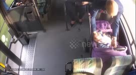 Father's heroic catch: baby saved mid-air as stroller falls on bus ride in Russia
