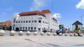 timelapse footage around the tip of Malioboro in Jogjakarta, Indonesia.