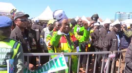 Zimbabwean President Mnangagwa wins re-election