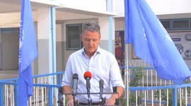 Press conference with the Director of UNRWA affairs in Gaza, Thomas White