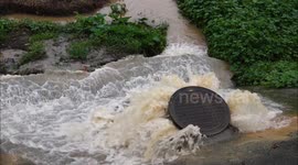 Rainstorm Causes Flooding in Yichang, Hubei, China