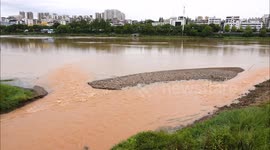 Rainstorm Hits Yichang, China