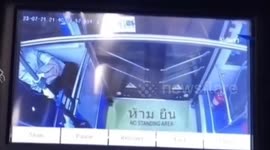 Passenger injured when bus doors close on his leg