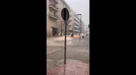 Torrential rainfall transforms Mallorca's streets into waterways