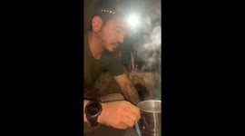 Survival and solidarity: Ukrainian soldiers brew coffee in underground trenches amidst conflict